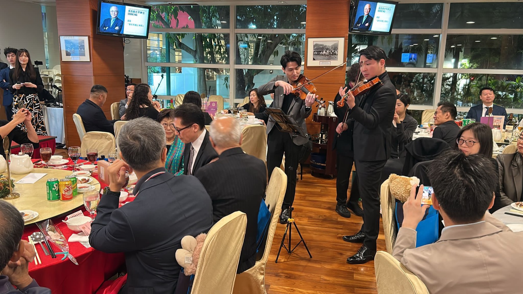 Violin performance at Hong Kong Gifted Education Teachers' Association anniversary gala